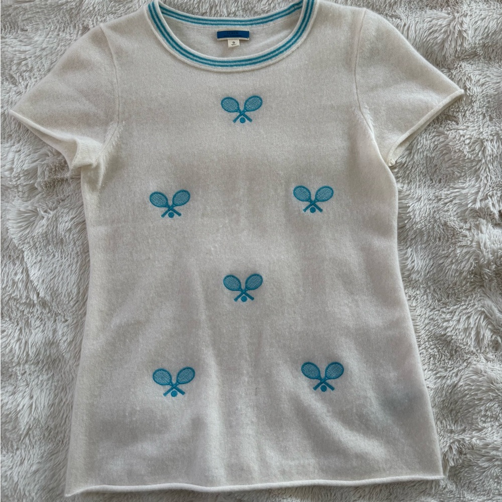 Vintage J.Crew 100% Cashmere Tennis Sweater Tee